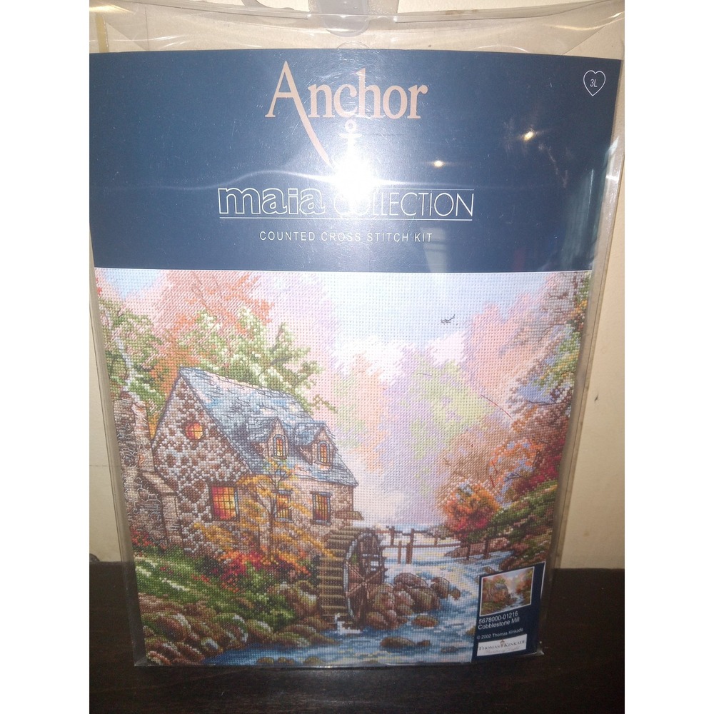 Anchor Maia # 5678000-01216 Cobblestone Mill Counted Cross Stitch Kit NEW